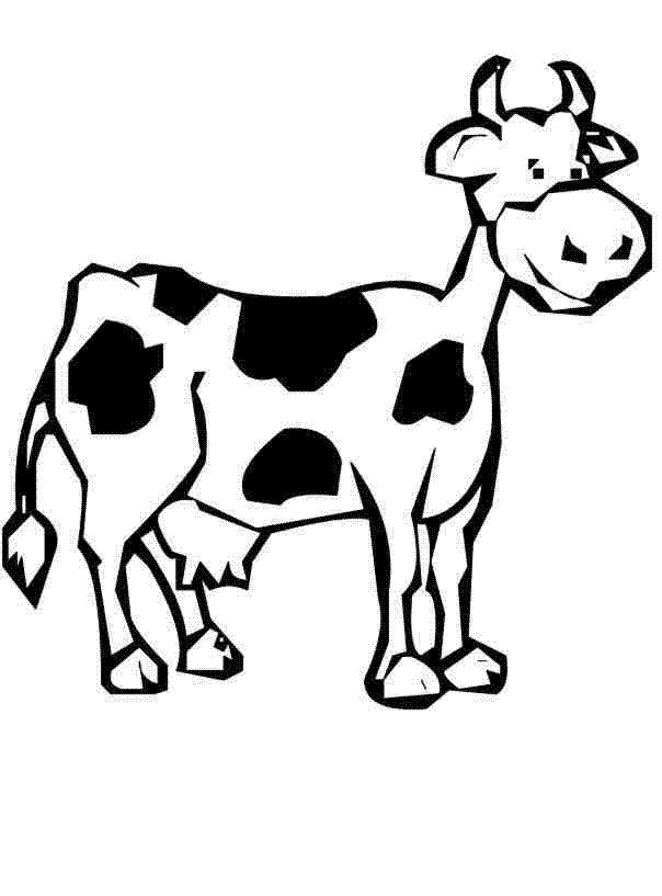 cute cow Colouring Pages