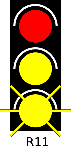 Red Light Traffic Light Clip Art - vector clip art ...