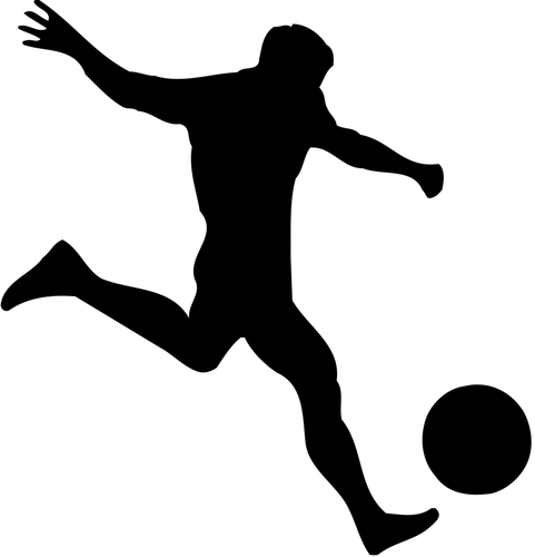 Soccer Silhouette - ClipArt Best