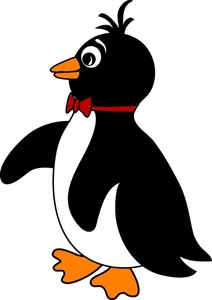 Penguin Clipart Image - Cute Cartoon Penguin