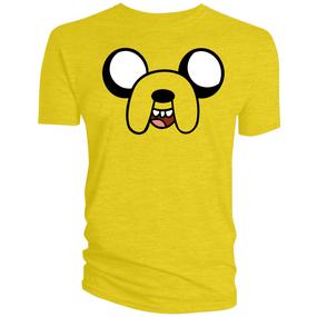 Adventure Time: T-Shirt: Jake Face @ ForbiddenPlanet.