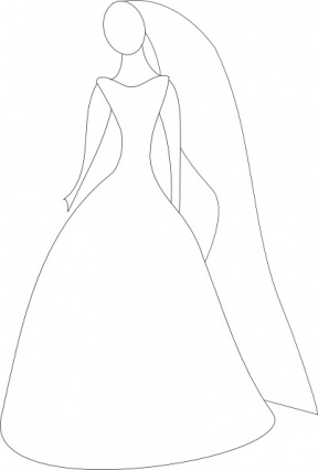 Wedding dress graphics