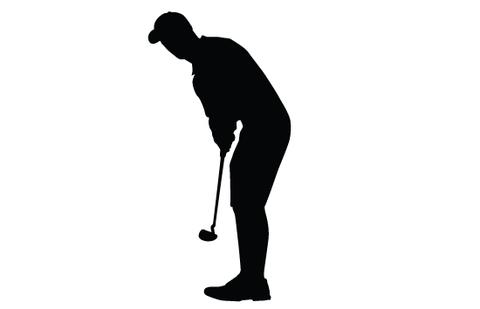 Golf silhouette vector – Silhouettes Vector