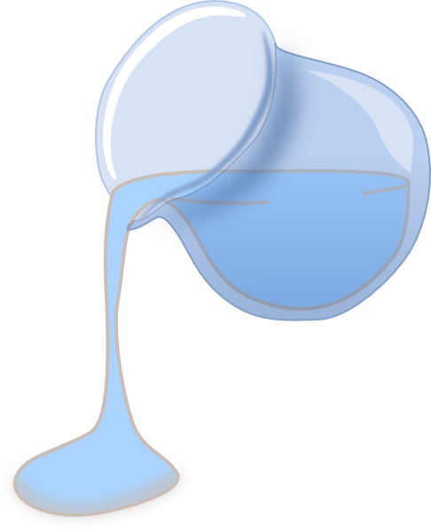 Bottle pouring water clipart - ClipartFox