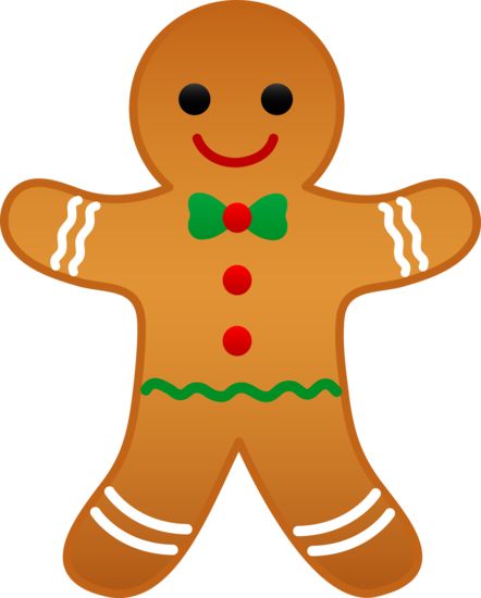 Free clipart gingerbread man