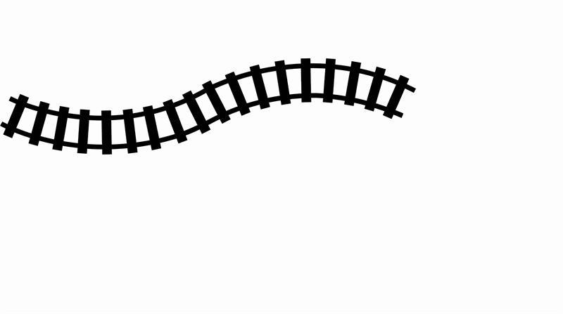 Railroad Outline Clipart