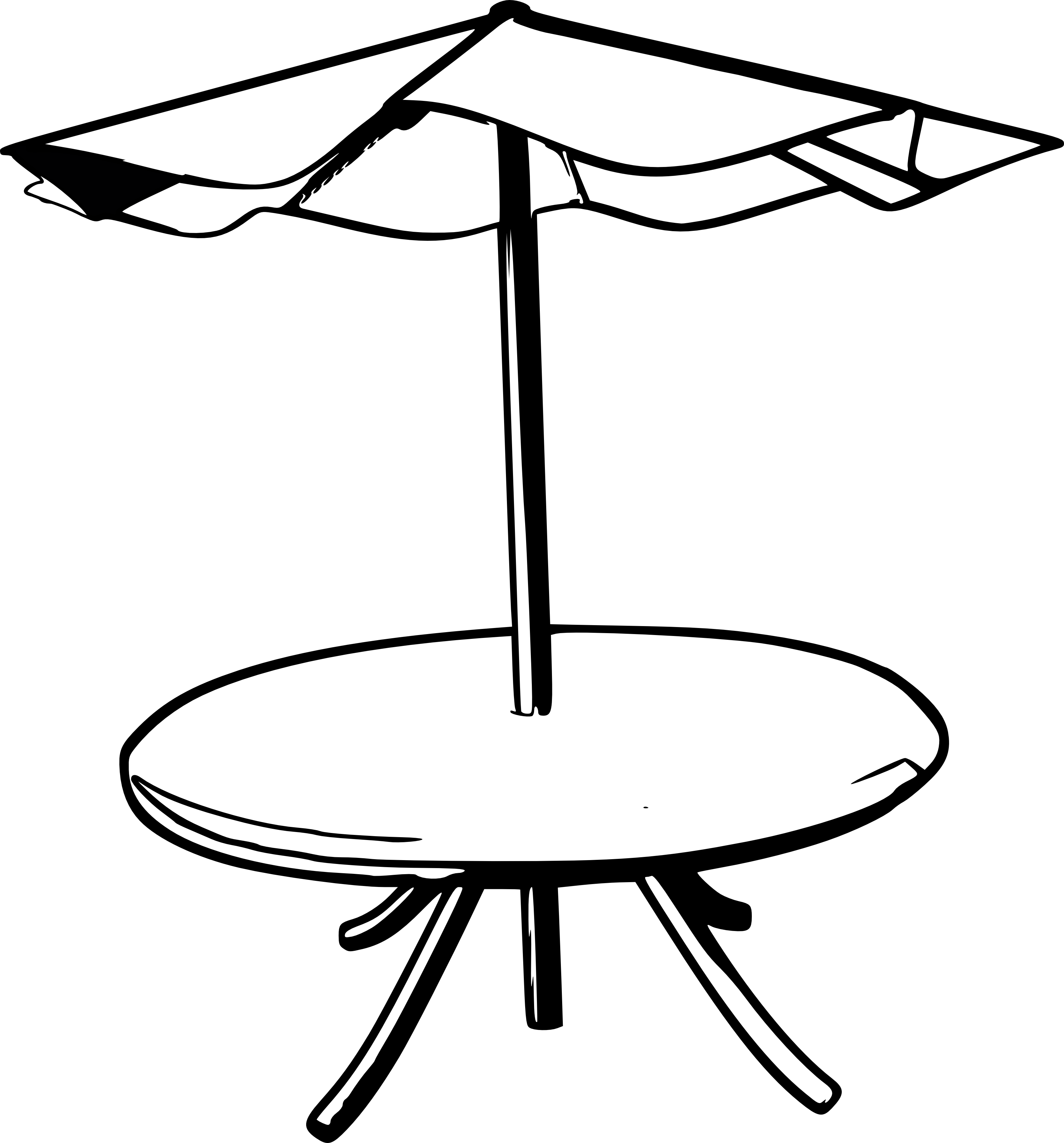 Umbrella Clipart Black And White - Free Clipart Images