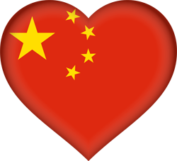 China flag vector - country flags