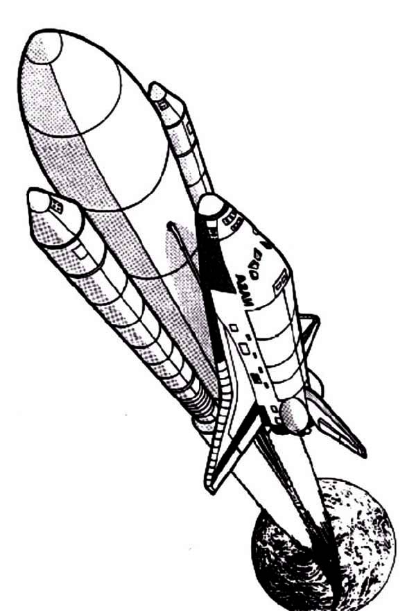 Rocket Ship Coloring Pages - ClipArt Best