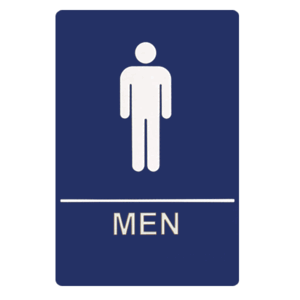 Boys Bathroom Sign Clipart