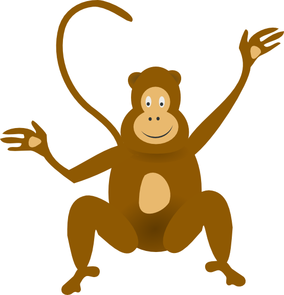 Spider Monkey Clip Art - ClipArt Best