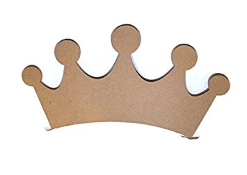 Amazon.com: Wooden Crown Cutout Princess King Queen Wooden ...