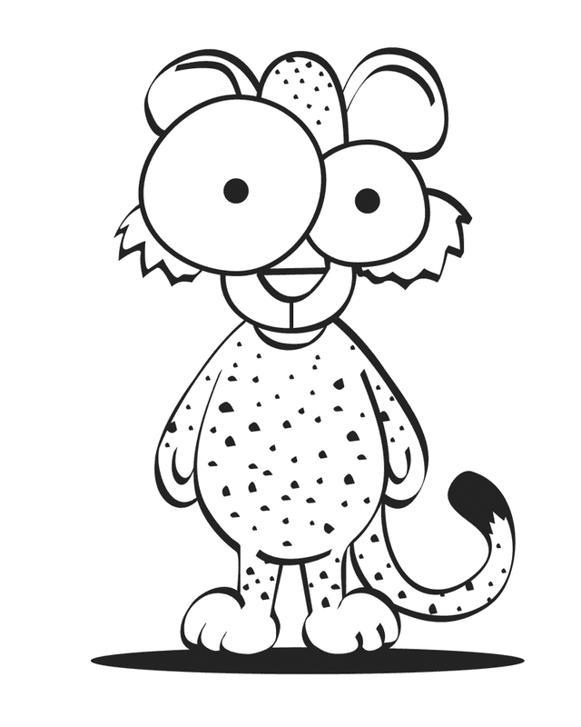 Cartoon Baby Cheetah | Free Download Clip Art | Free Clip Art | on ...