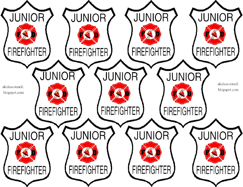 Firefighter Badge Printable ClipArt Best