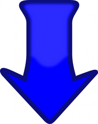 Blue Down Arrow clip art - Download free Other vectors