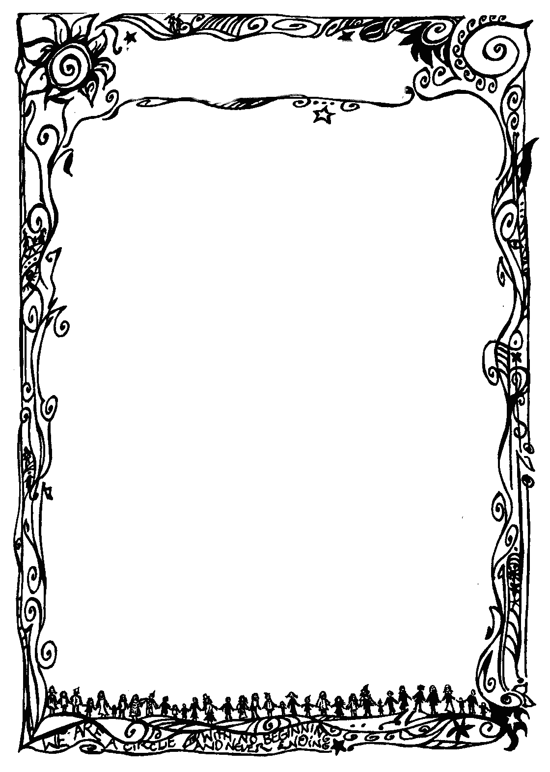 free border clipart for word