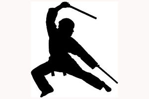 Stick Fighter Decal Martial Arts Fight Win Car Window Sticker ...