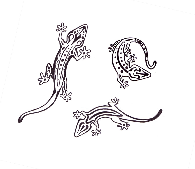 Drawings Of Geckos - ClipArt Best