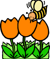 spring_clipart_bee_flowers.gif