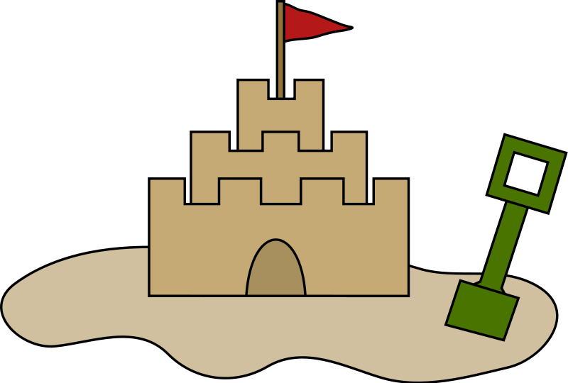 Sand Castle Clip Art