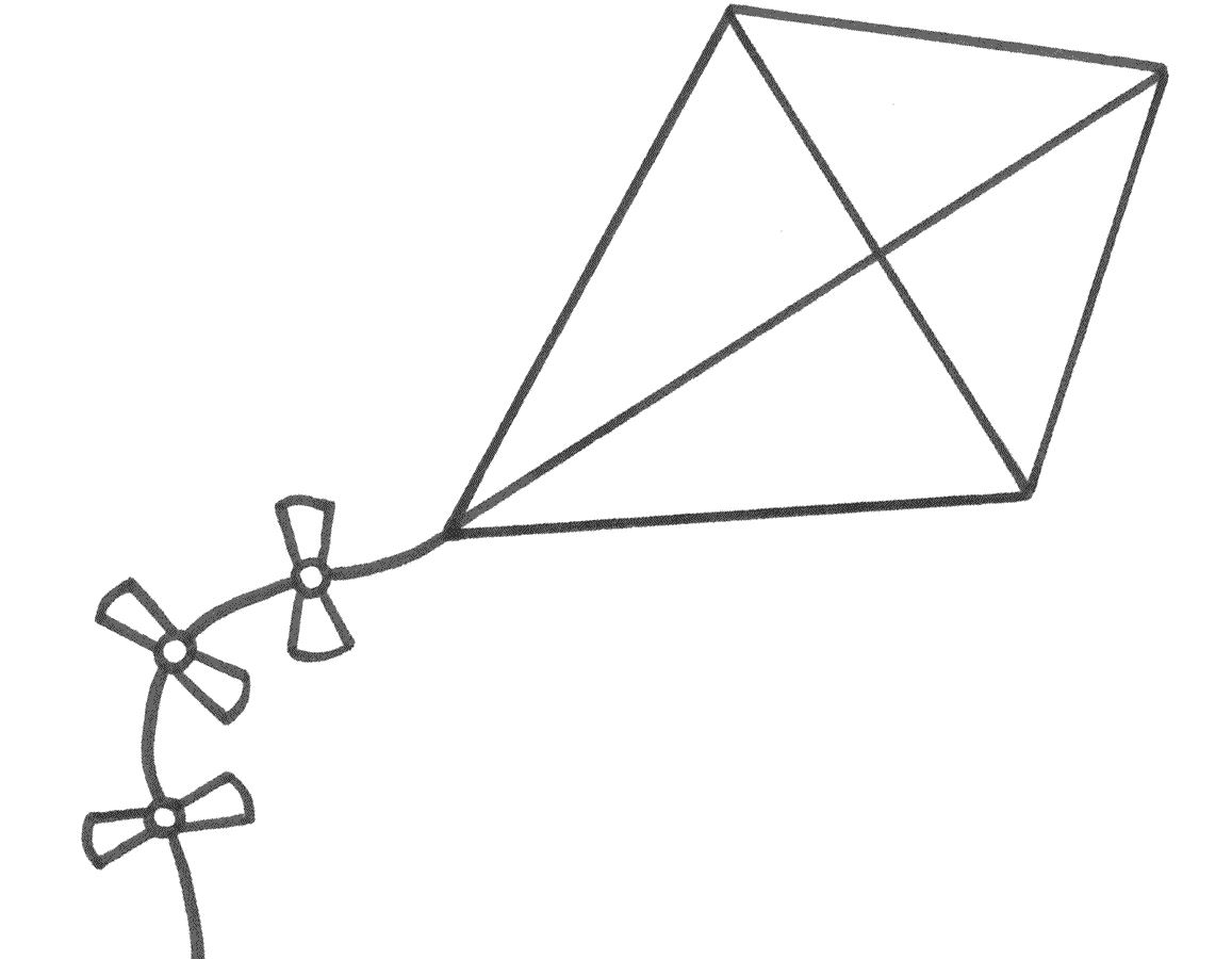 Kite Clip Art | Jos Gandos Coloring Pages For Kids