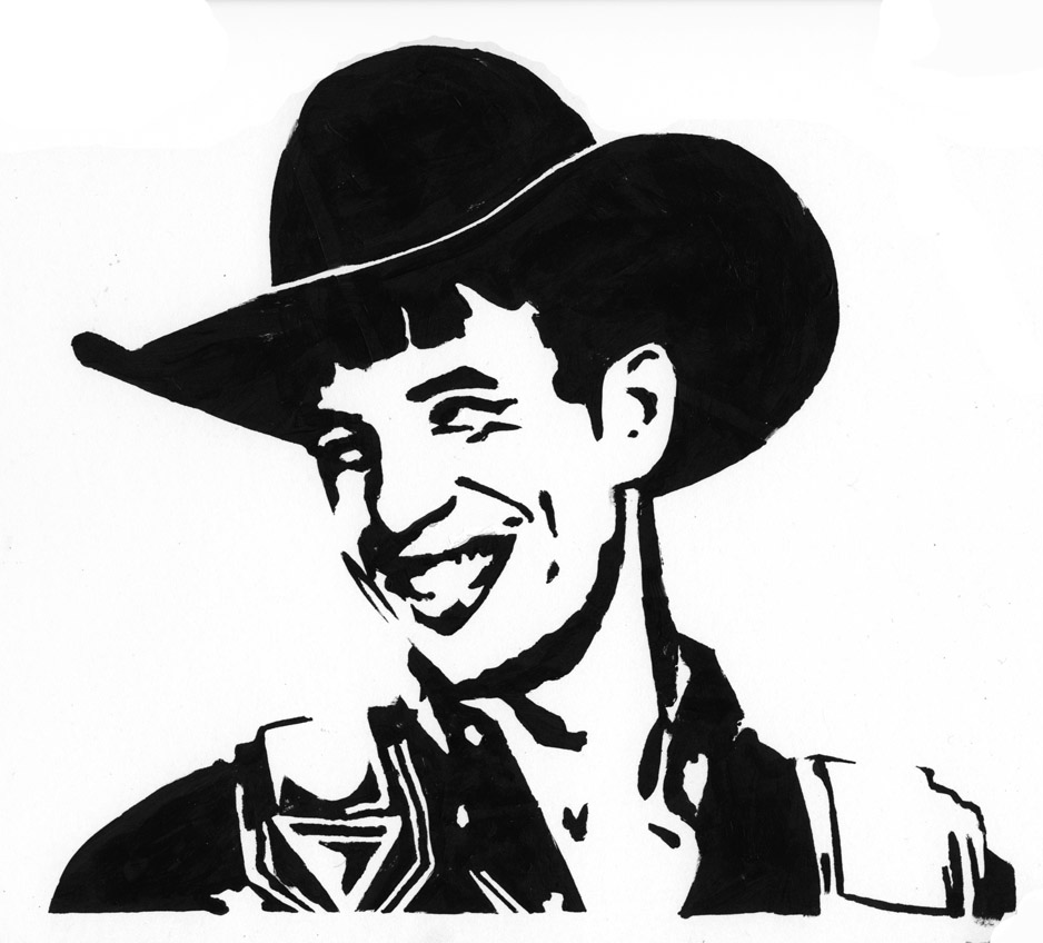 J.B. Mauney: Bull Rider stencil by sarahcaj on DeviantArt