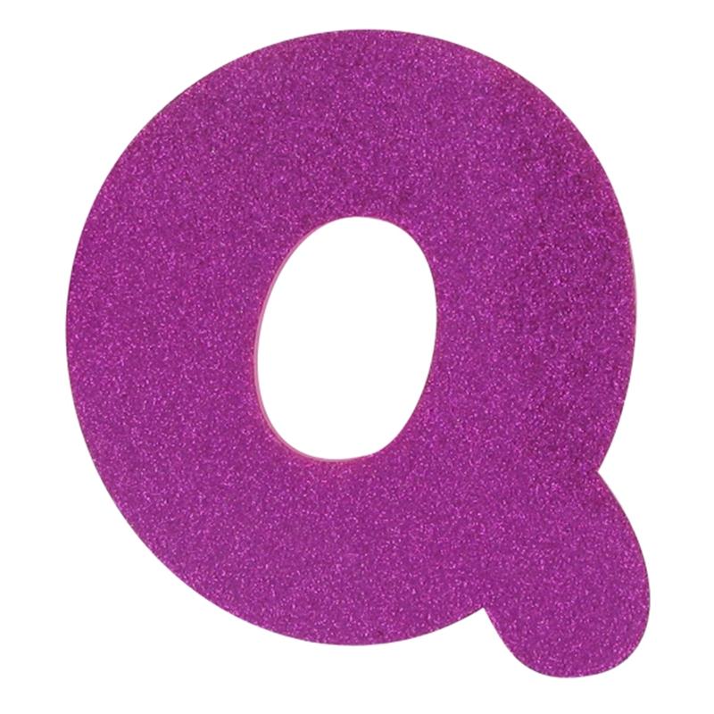 Hobbycraft Glitter Foam Letter Q Pink | Hobbycraft - ClipArt Best ...