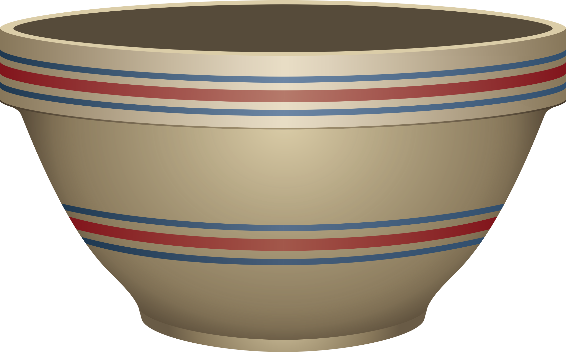 free clipart of a bowl