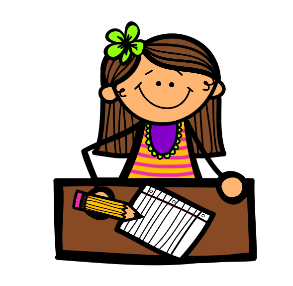 Student Writing Clipart