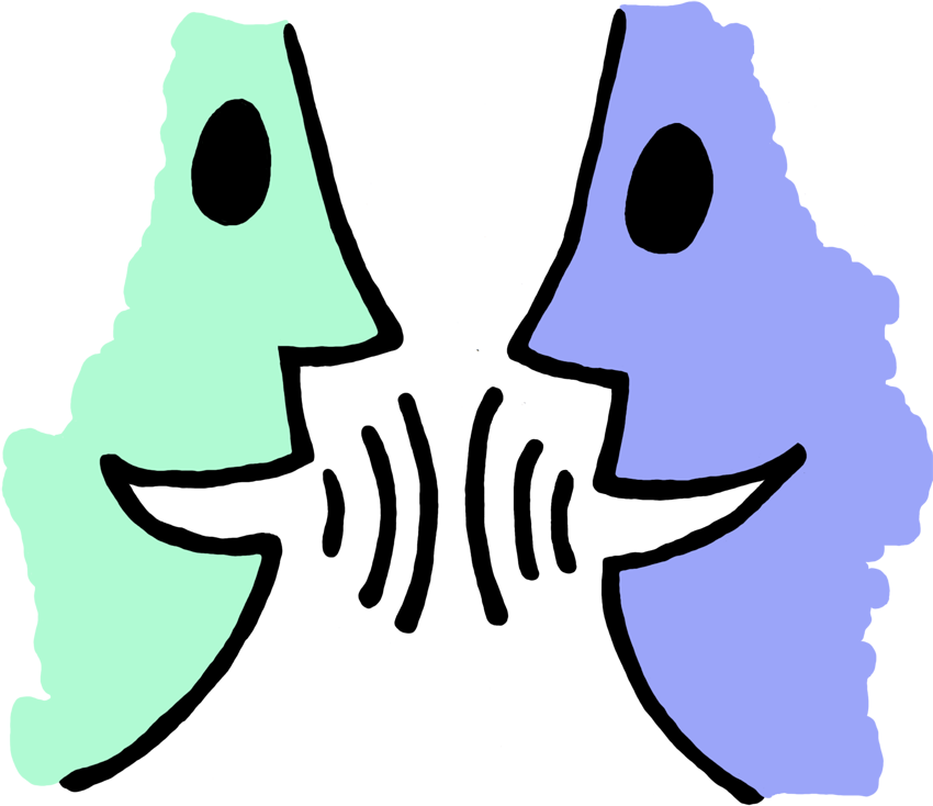 Talk partners clipart