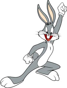 Bugs Bunny vector cliparts