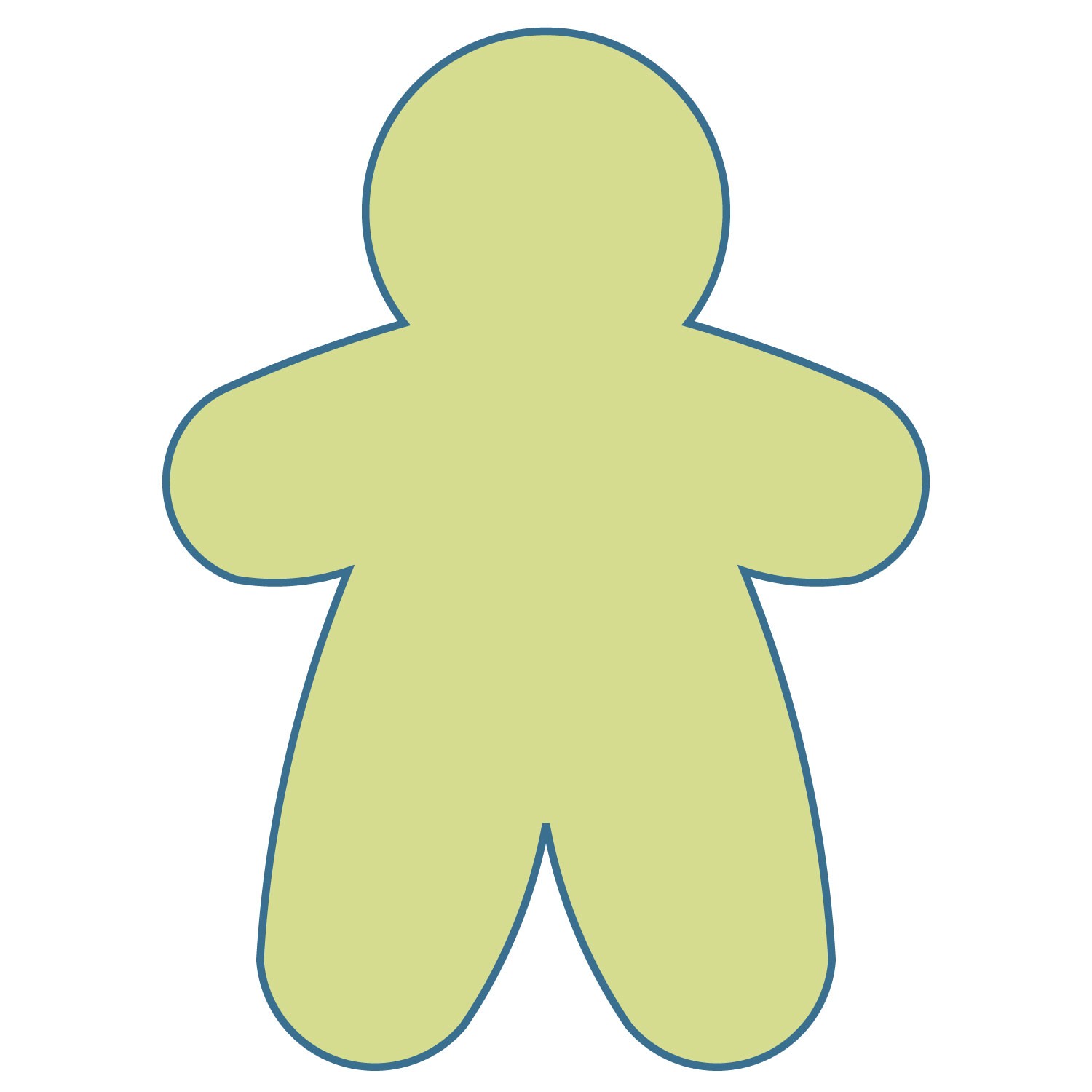 Best Photos of Gingerbread Men Cut Out - Gingerbread Man Outline ...