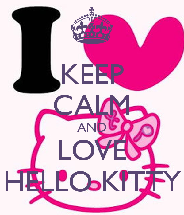 Wallpaper Hello Kitty Love