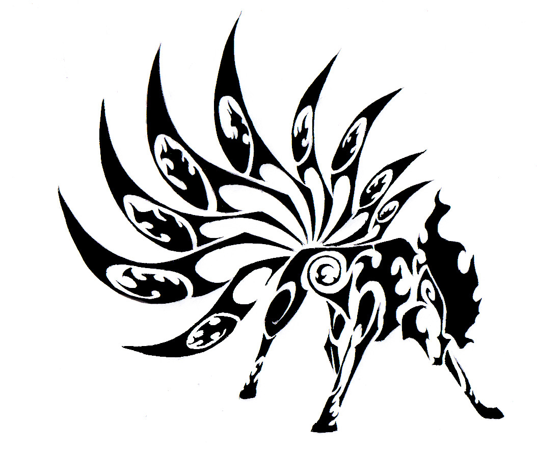 Tribal Tattoo Ninetales - Free Download Tattoo #39225 Tribal ...