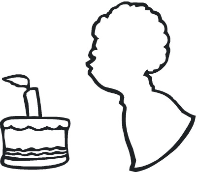 Birthday Cake Outline - ClipArt Best