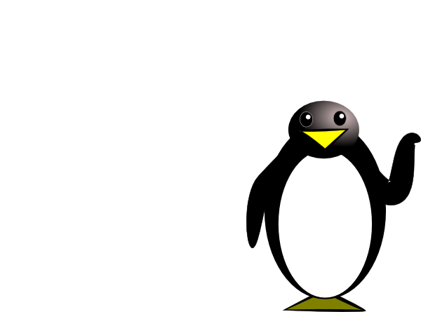 Penguin clip art Free Vector