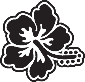 Hibiscus Outline - ClipArt Best