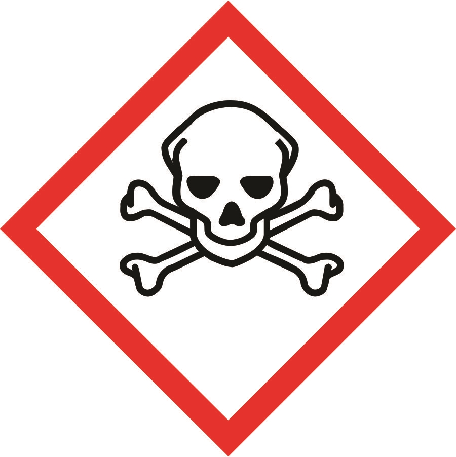 New International Toxic Symbol sign - Dangerous Substance Signs