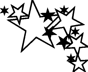 Star Clip Art Black And White - Free Clipart Images