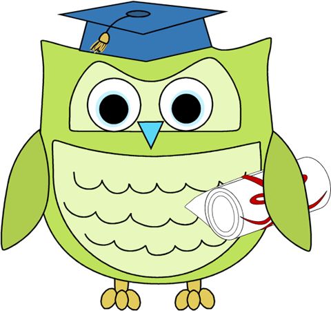 Owl Graduation Clipart