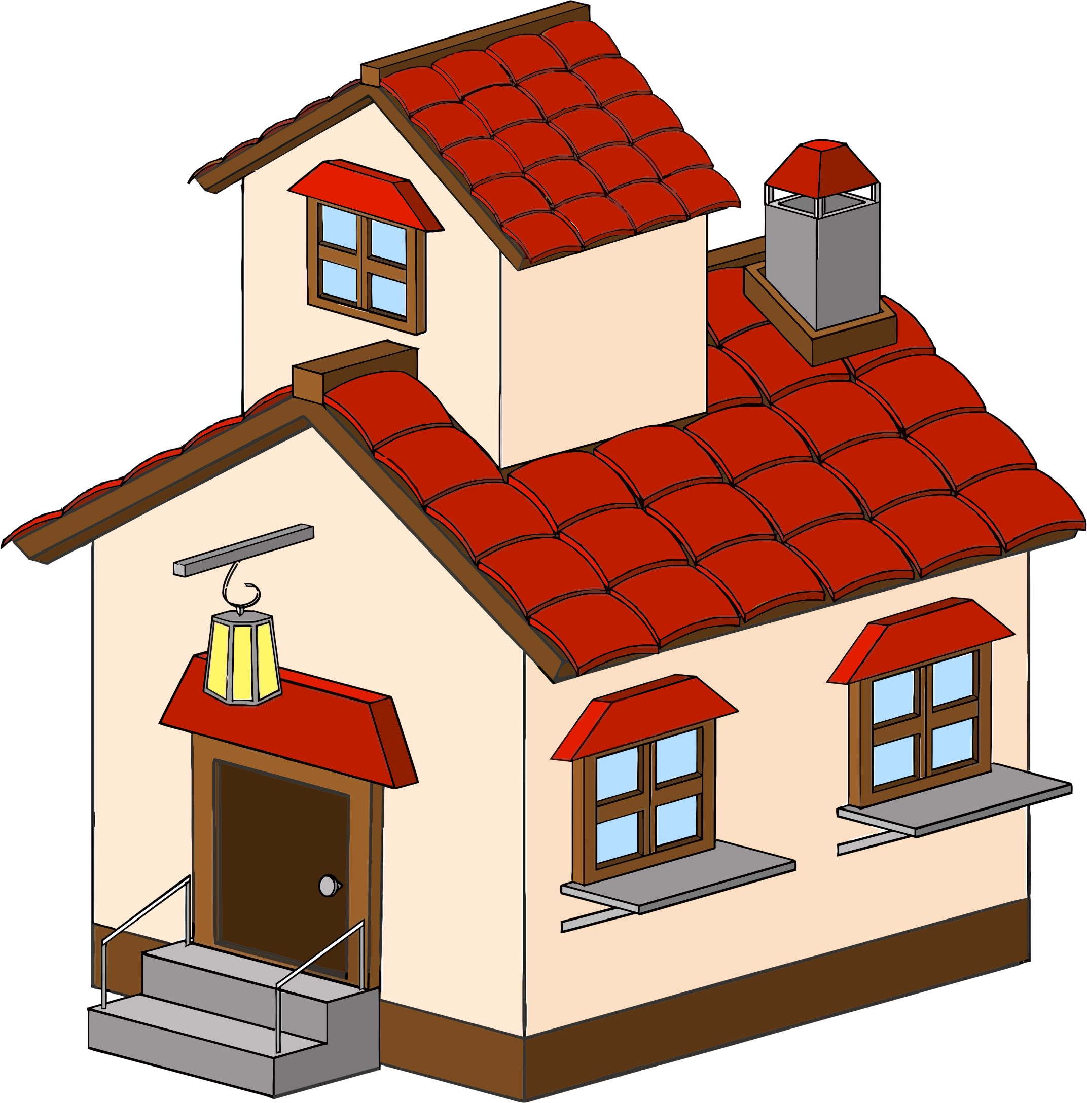 Clipart - Isometric House