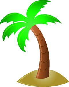 Palm tree graphic clipart - ClipartFox