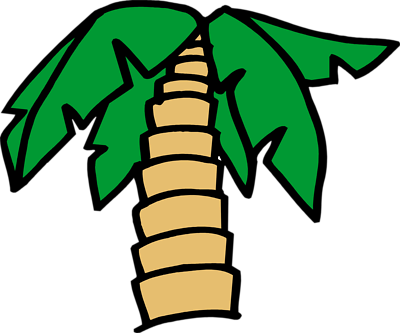 Cartoon Palm Trees