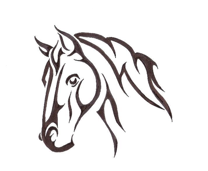 Horse Tribal Art - ClipArt Best