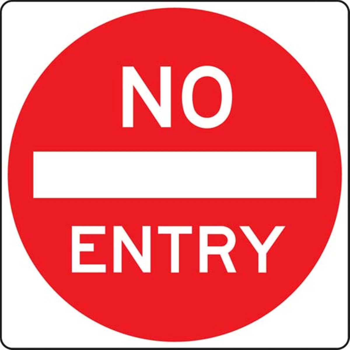  No Entry Sign Meaning ClipArt Best