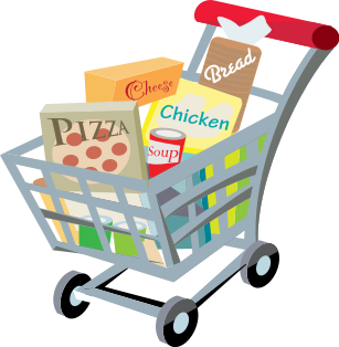 Shopping cart clip art