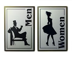 Men And Women Bathroom Sign - Home Design Ideas