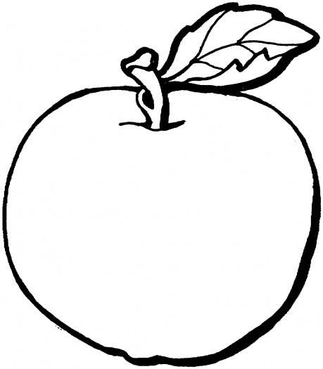Coloring Page Of Apple - ClipArt Best