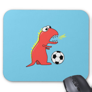 Cartoon Dinosaur Mouse Pads | Zazzle