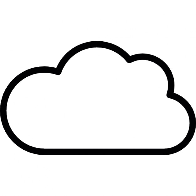 Cloud Outline Icons | Free Download